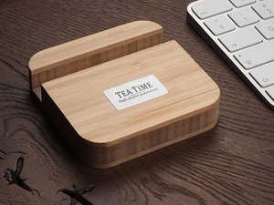 Suporte de madeira para telefone 1847292